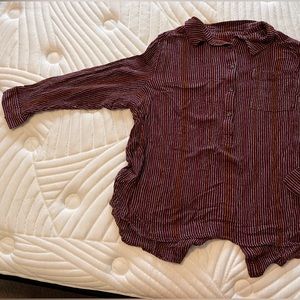 Anthropologie plus size button down shirt. 3X